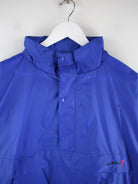 Vintage Windbreaker Blau XL – Detailansicht Vorderseite