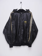 Adidas embroidered Logo black Track Jacke - Peeces