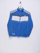 Adidas embroidered Logo blue Track Jacke - Peeces