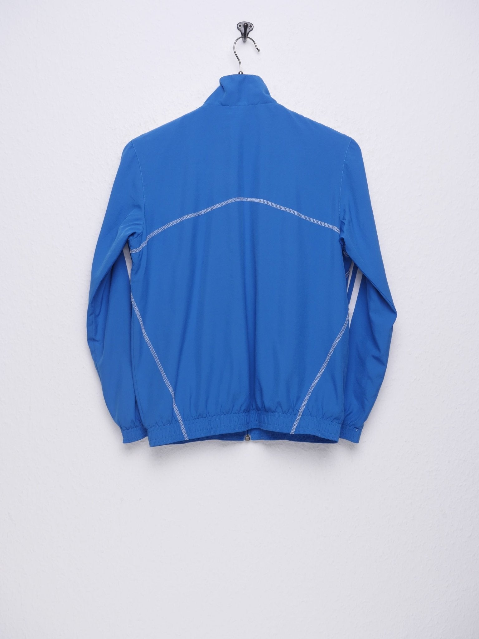 Adidas embroidered Logo blue Track Jacke - Peeces