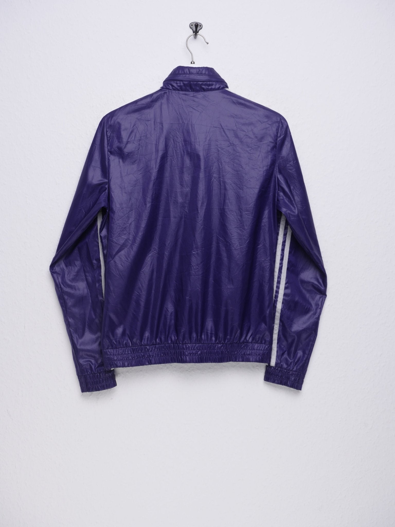 Adidas embroidered Logo purple Track Jacke - Peeces