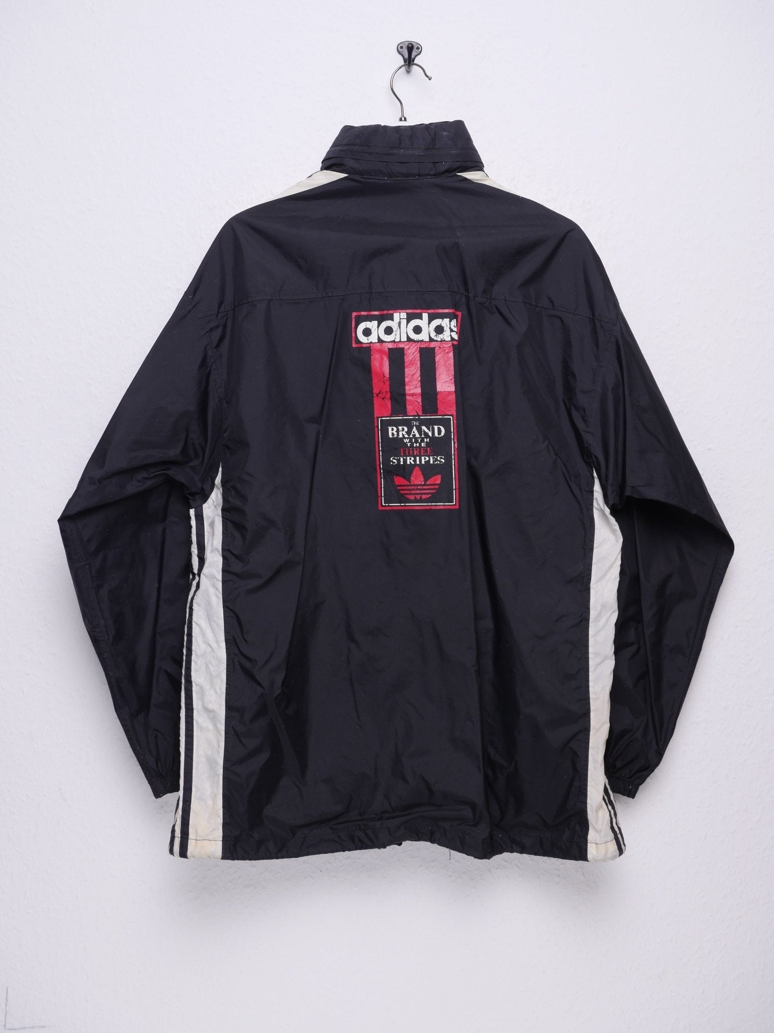 Adidas printed Logo black Track Jacke - Peeces