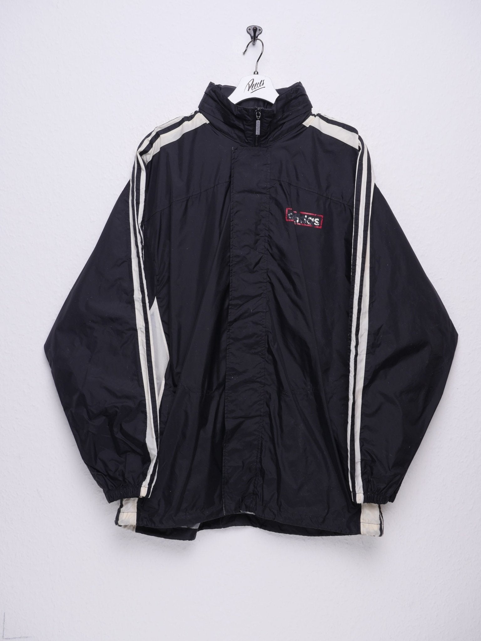 Adidas printed Logo black Track Jacke - Peeces