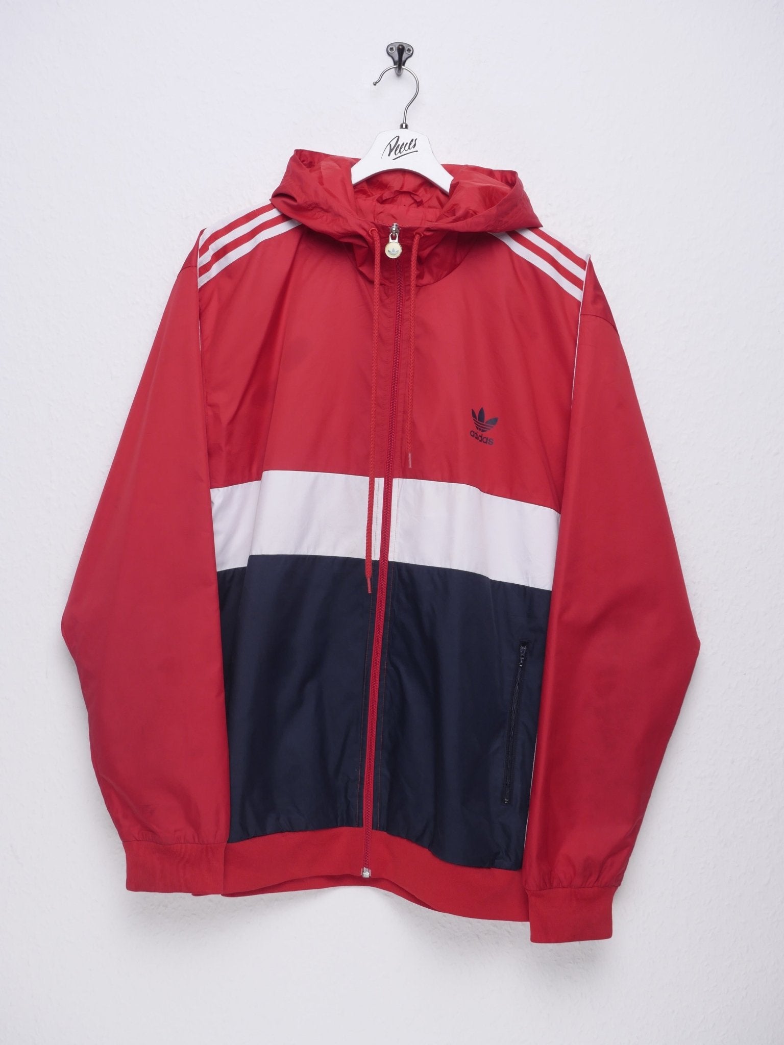 Adidas printed Logo three toned Track Jacke - Peeces