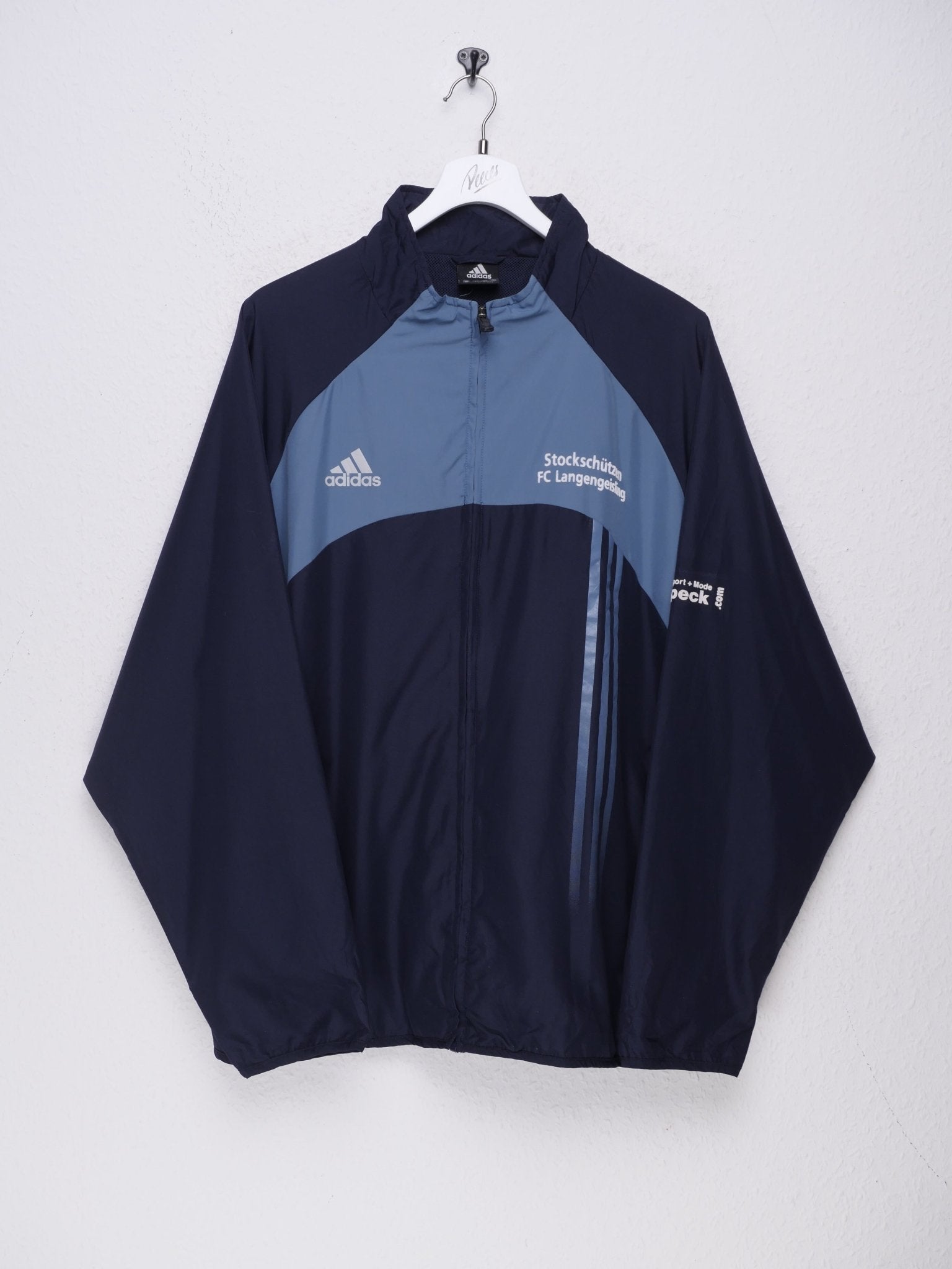 Adidas printed Logo two toned Track Jacket - Peeces