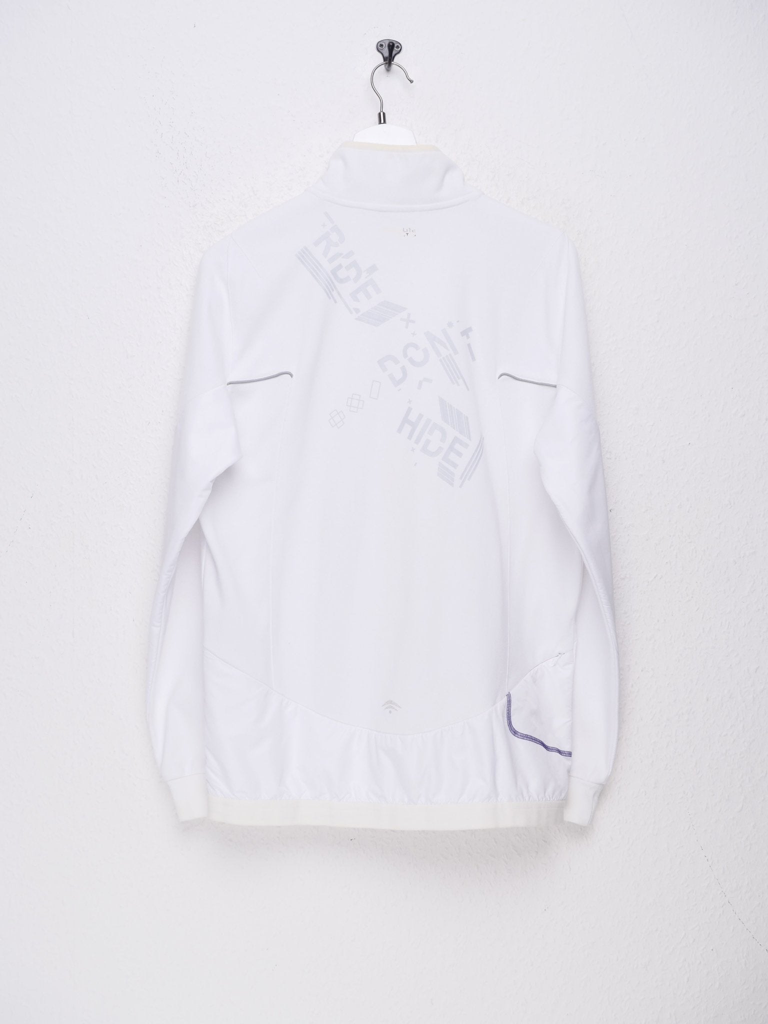 Adidas printed Logo white Track Jacket - Peeces