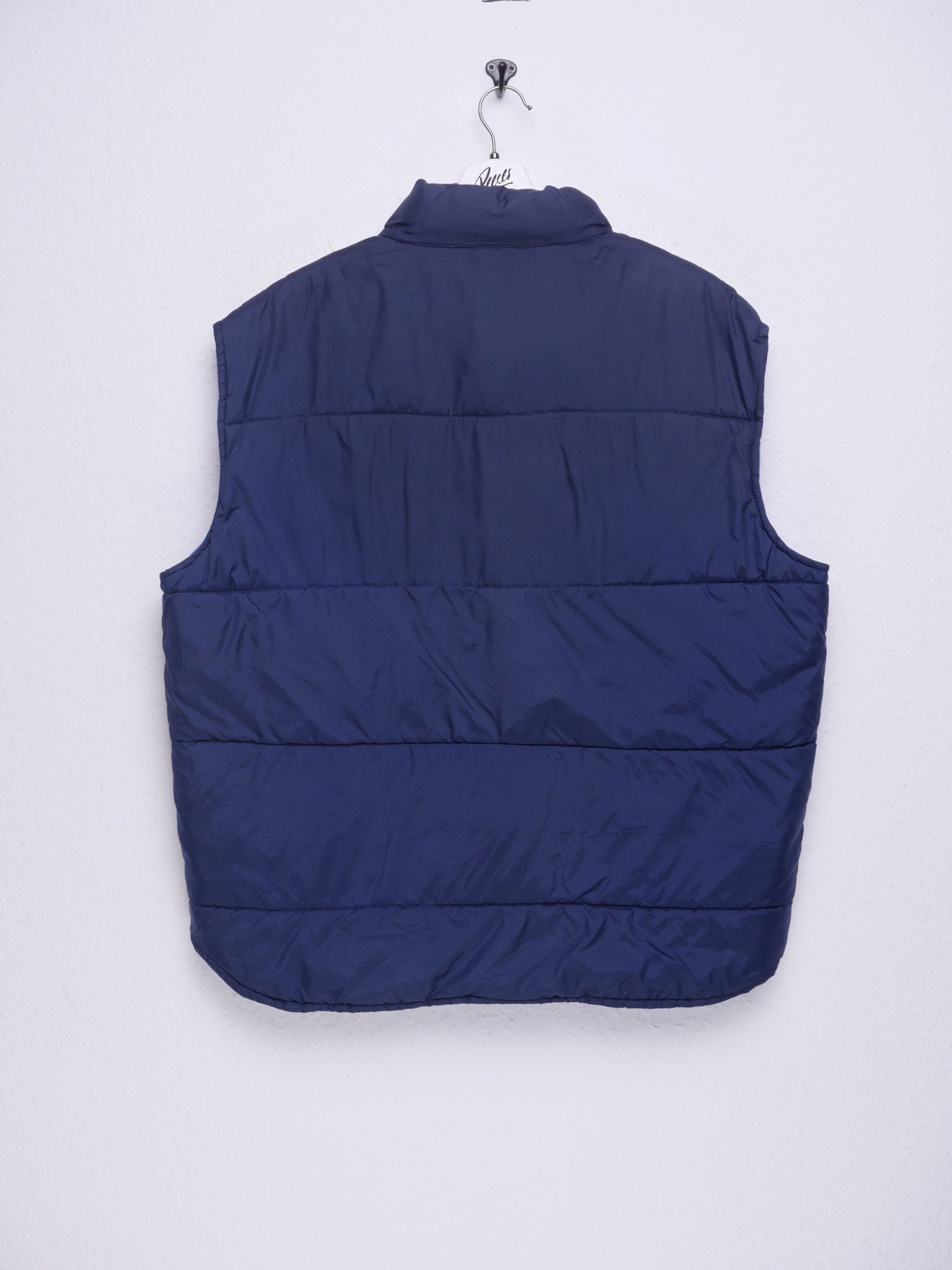 basic navy Puffer Vest Jacke - Peeces