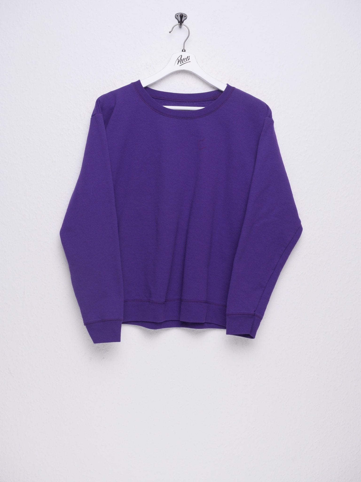 basic washed purple Sweater - Peeces