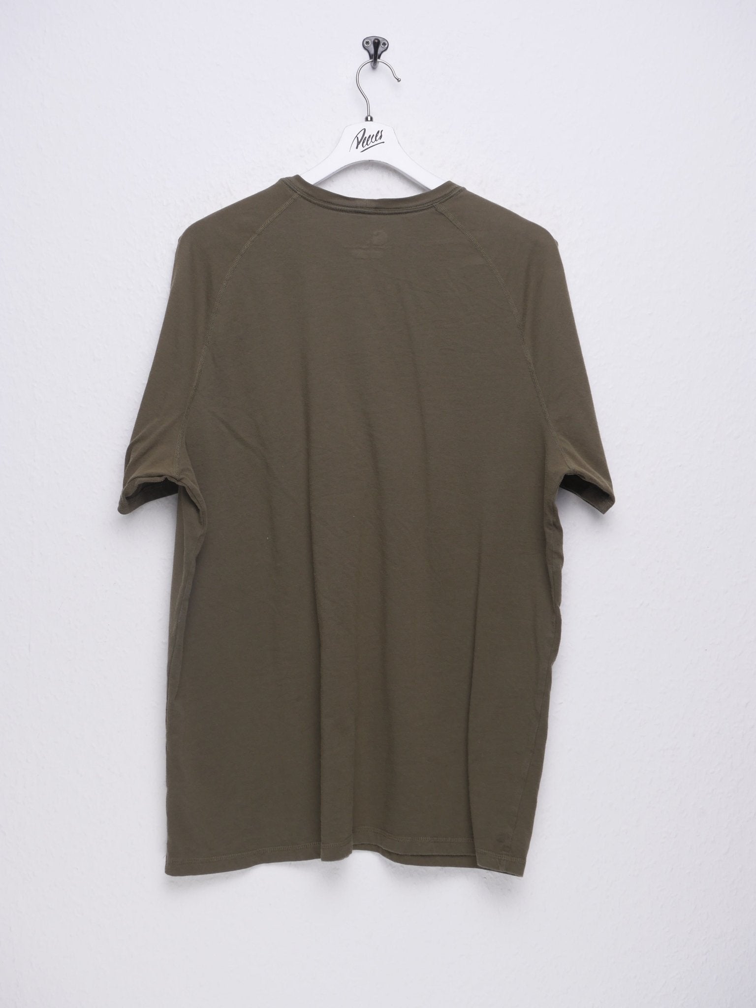 Champion embroidered Logo olive green Shirt - Peeces