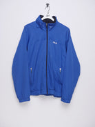 Fila embroidered Logo basic blue Track Jacke - Peeces