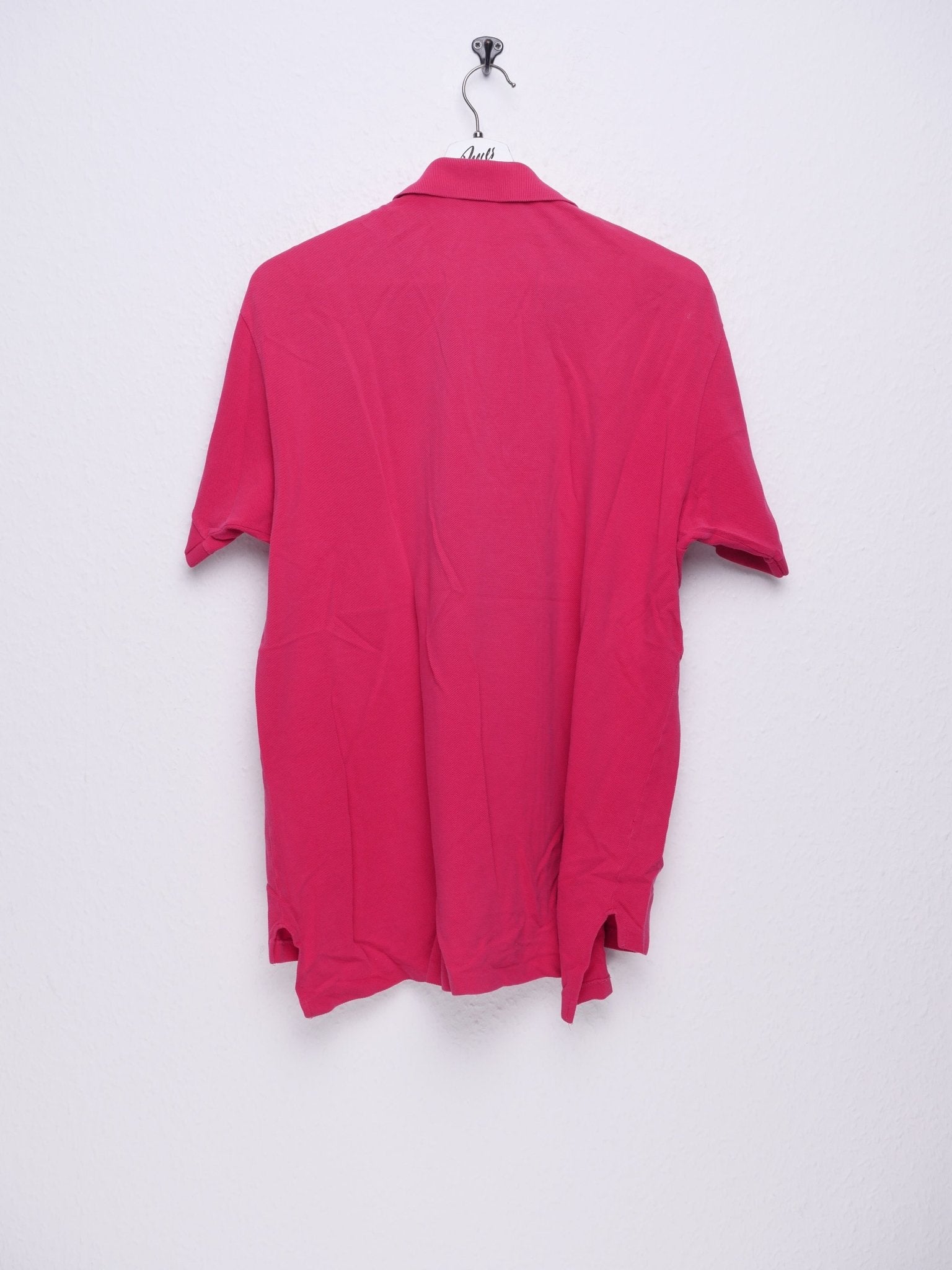 Lacoste patched Logo pink Polo Shirt - Peeces