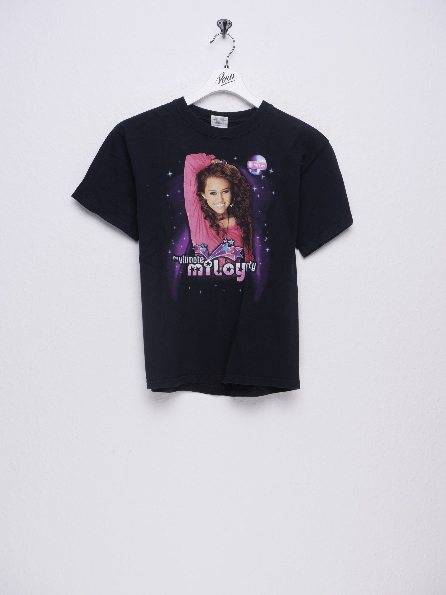 Miley Cyrus Wonder World Tour 2009 printed Logo Shirt - Peeces