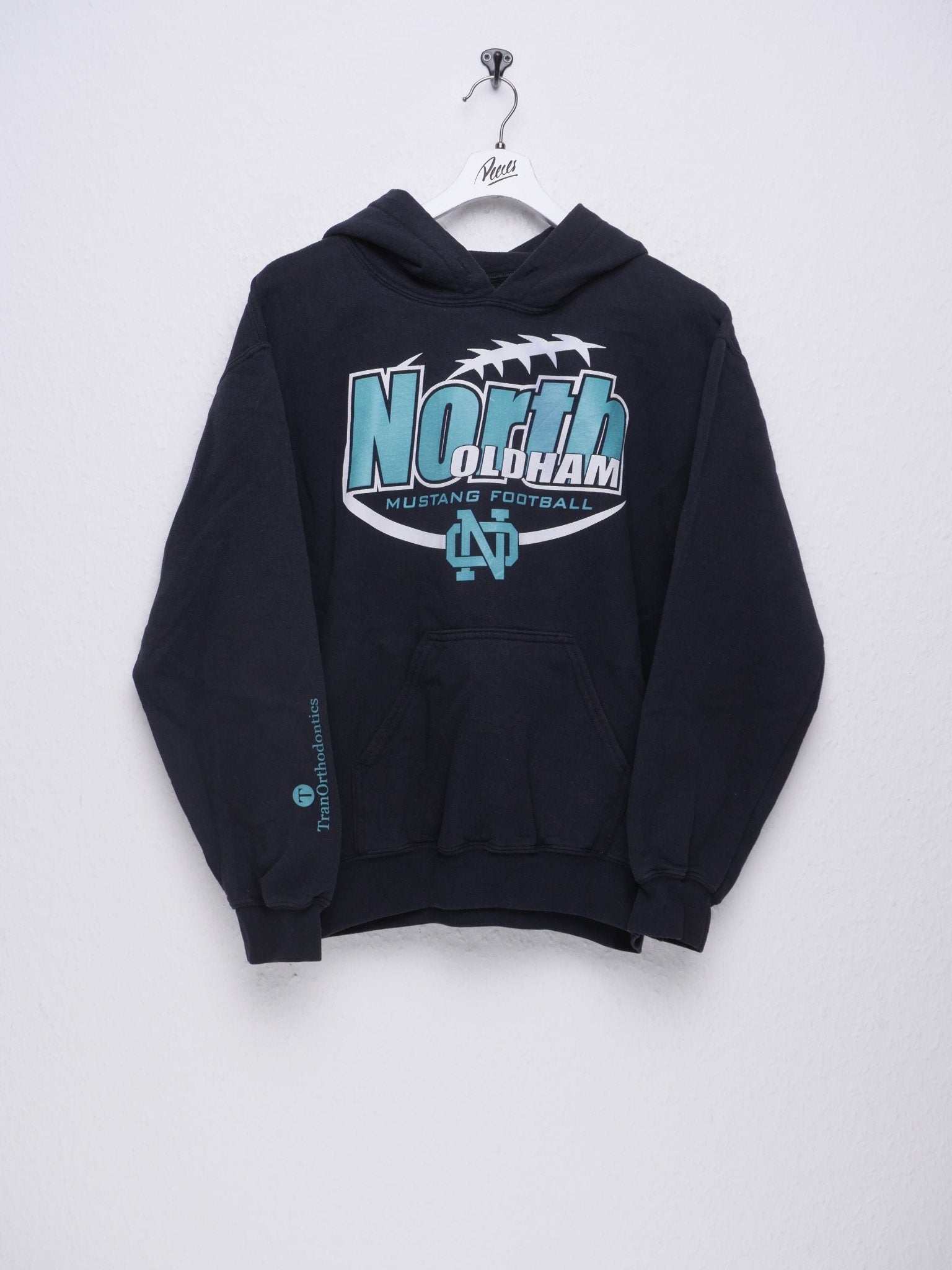 North Mustang Football printed Logo Hoodie - Peeces