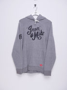 patched Logo grey Hoodie - Peeces