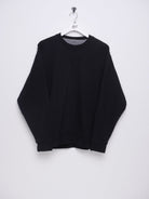 Plain Black Sweater - Peeces