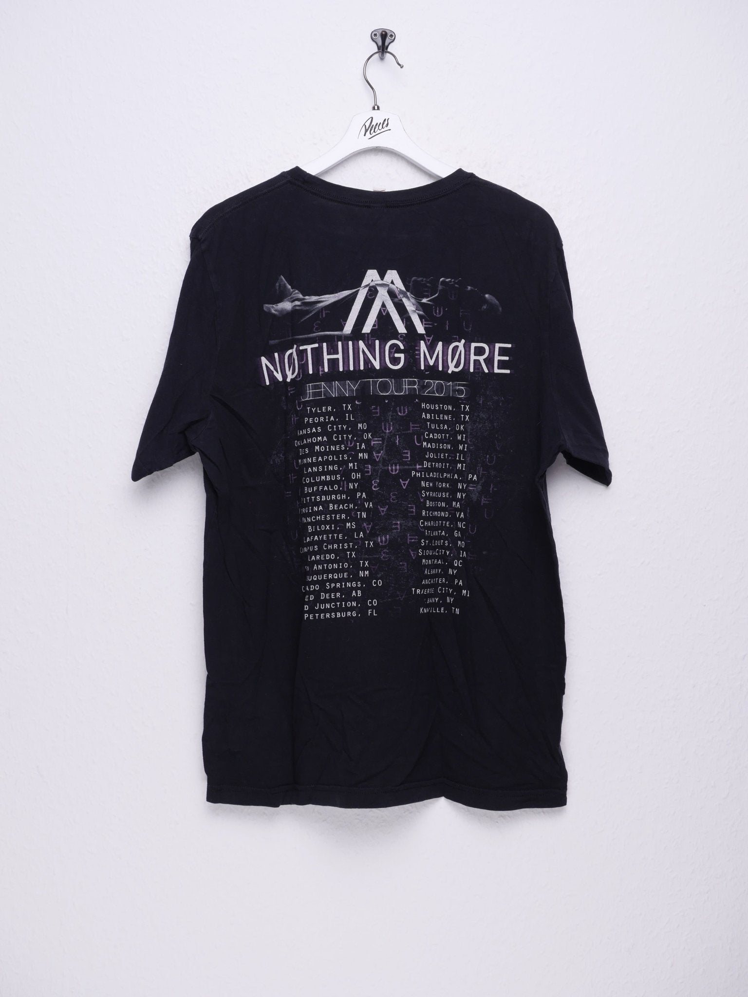 printed Graphic 'Jenny Nothing More' 2015 Tour Shirt - Peeces