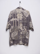 printed Hawaii grey oversized Kurzarm Hemd - Peeces