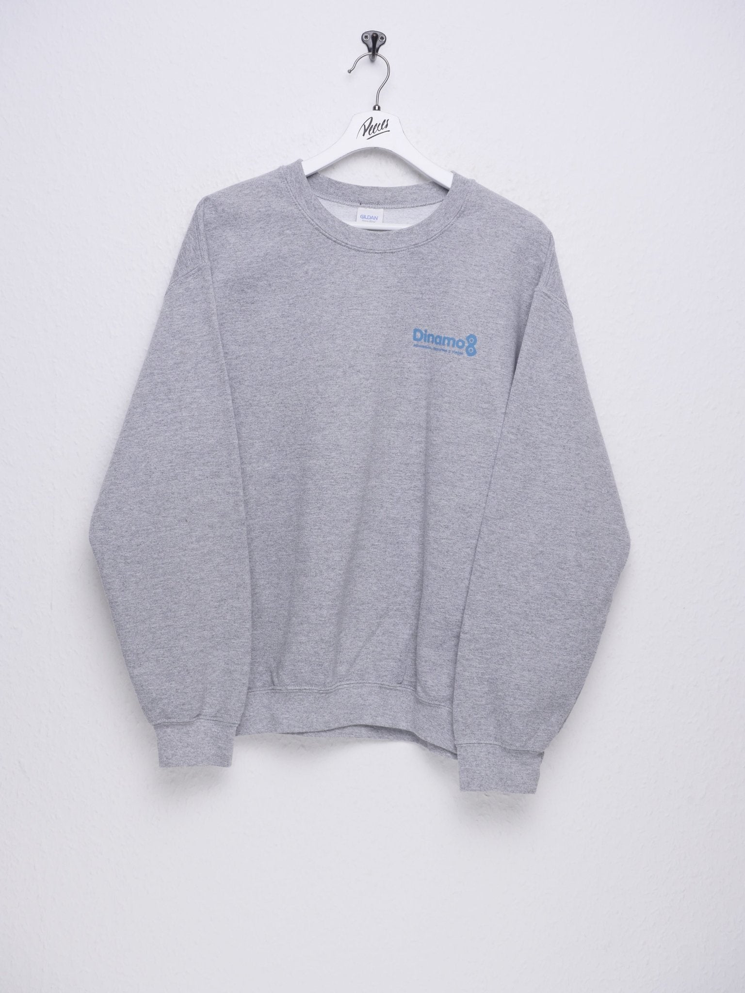 printed Logo basic grey Sweater - Peeces