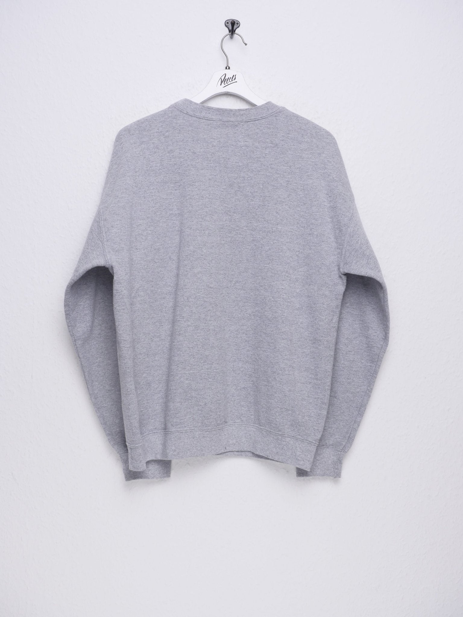 printed Logo basic grey Sweater - Peeces