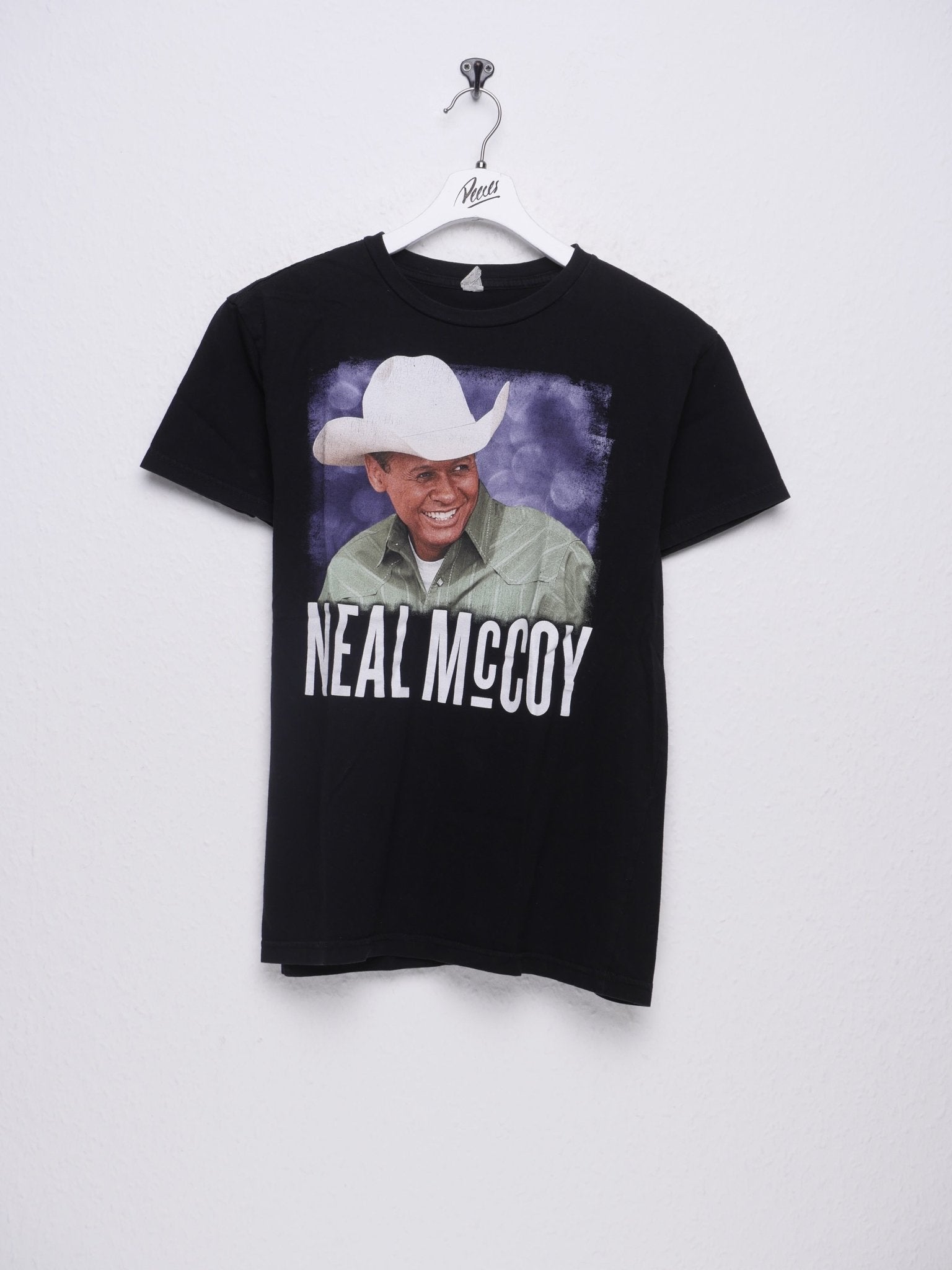 printed Neal Mccoy black Graphic Shirt - Peeces