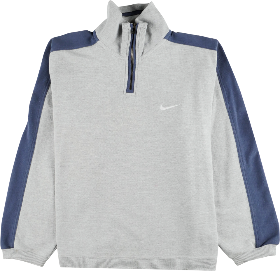 Nike Half Zip Pullover grau