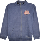 Harley Davidson Zip Pullover blau