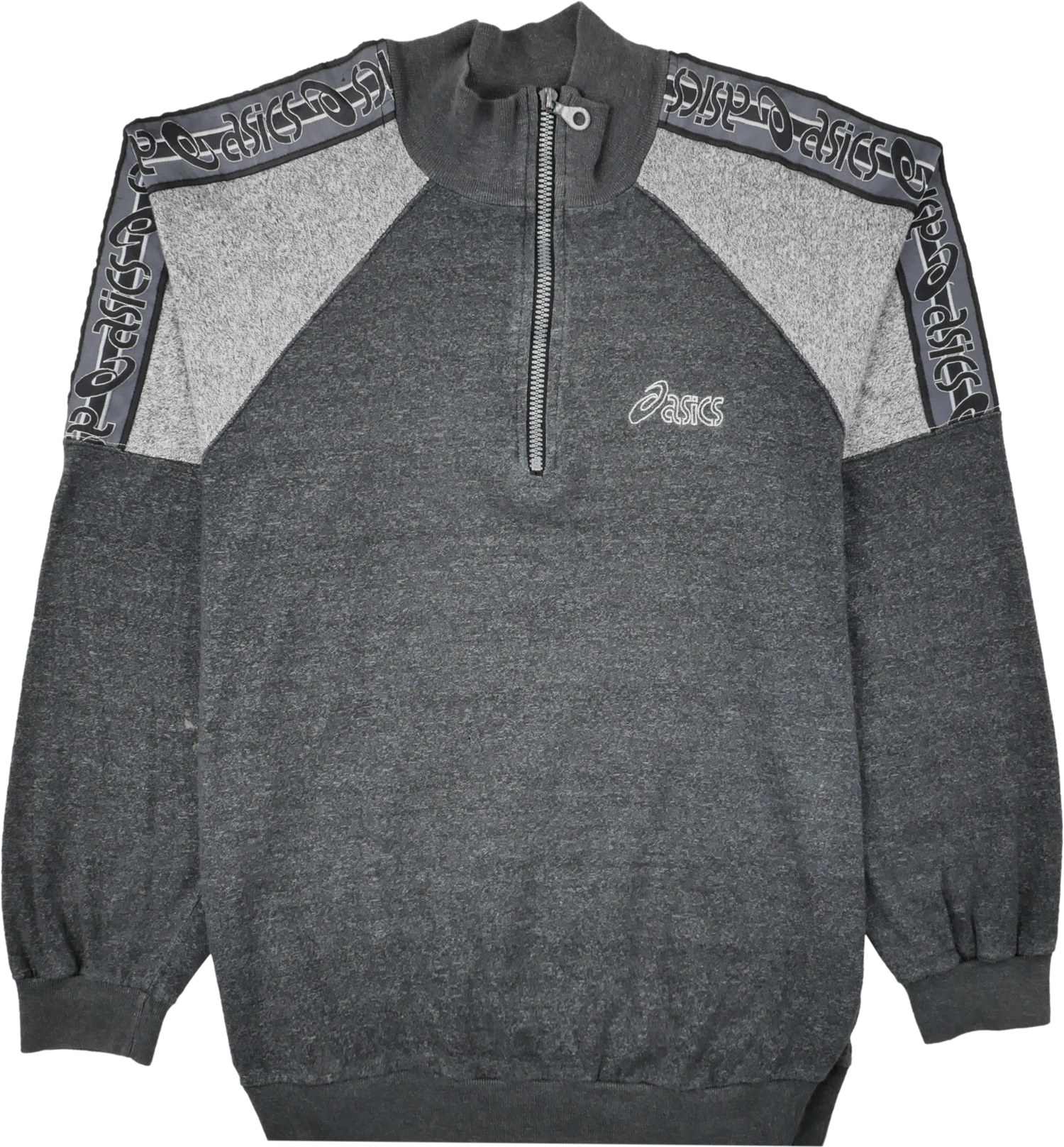 Asics Half Zip Pullover grau