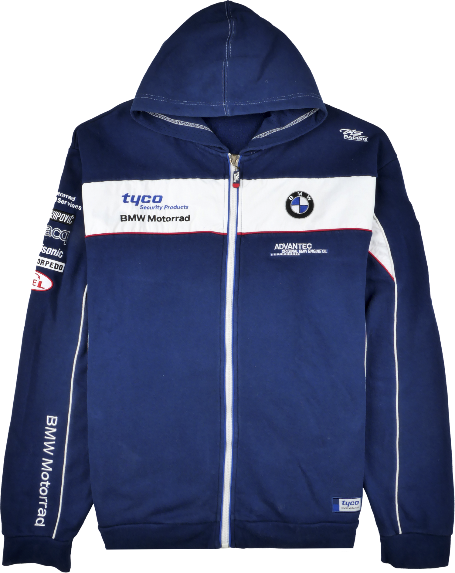 Racing Kapuzen Pullover bunt