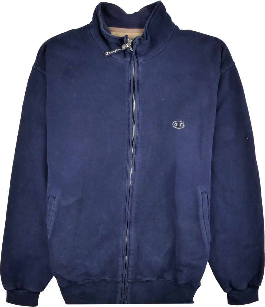 Champion Zip Pullover blau