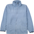 Asics Fleece Jacke blau