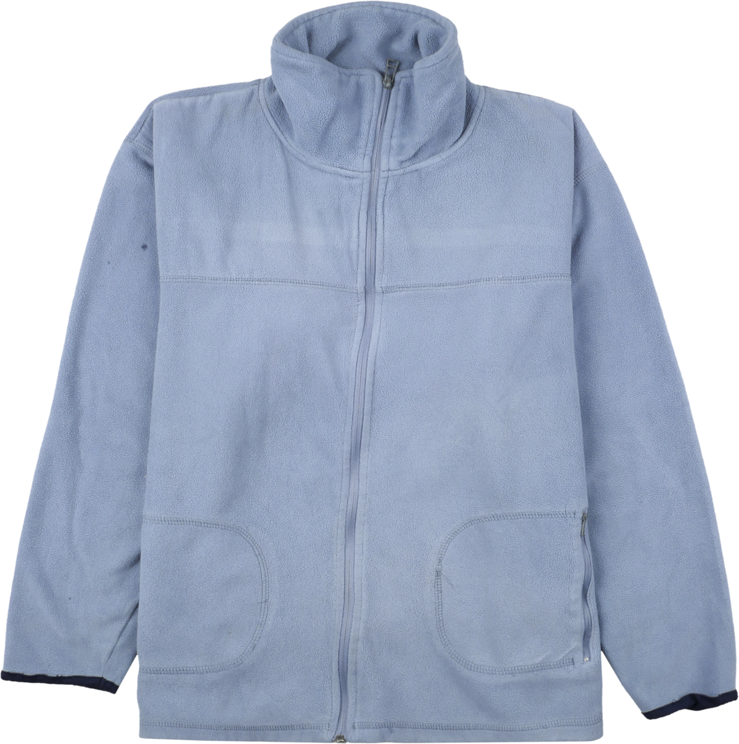 Asics Fleece Jacke blau