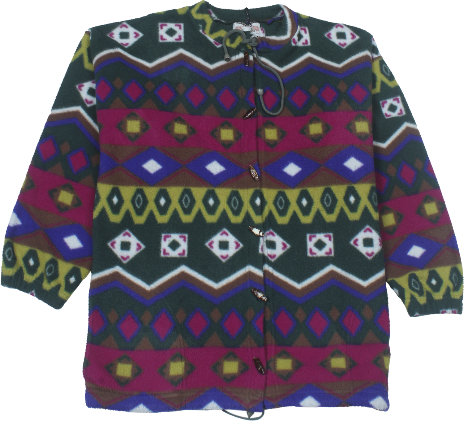 Fleece Pullover bunt