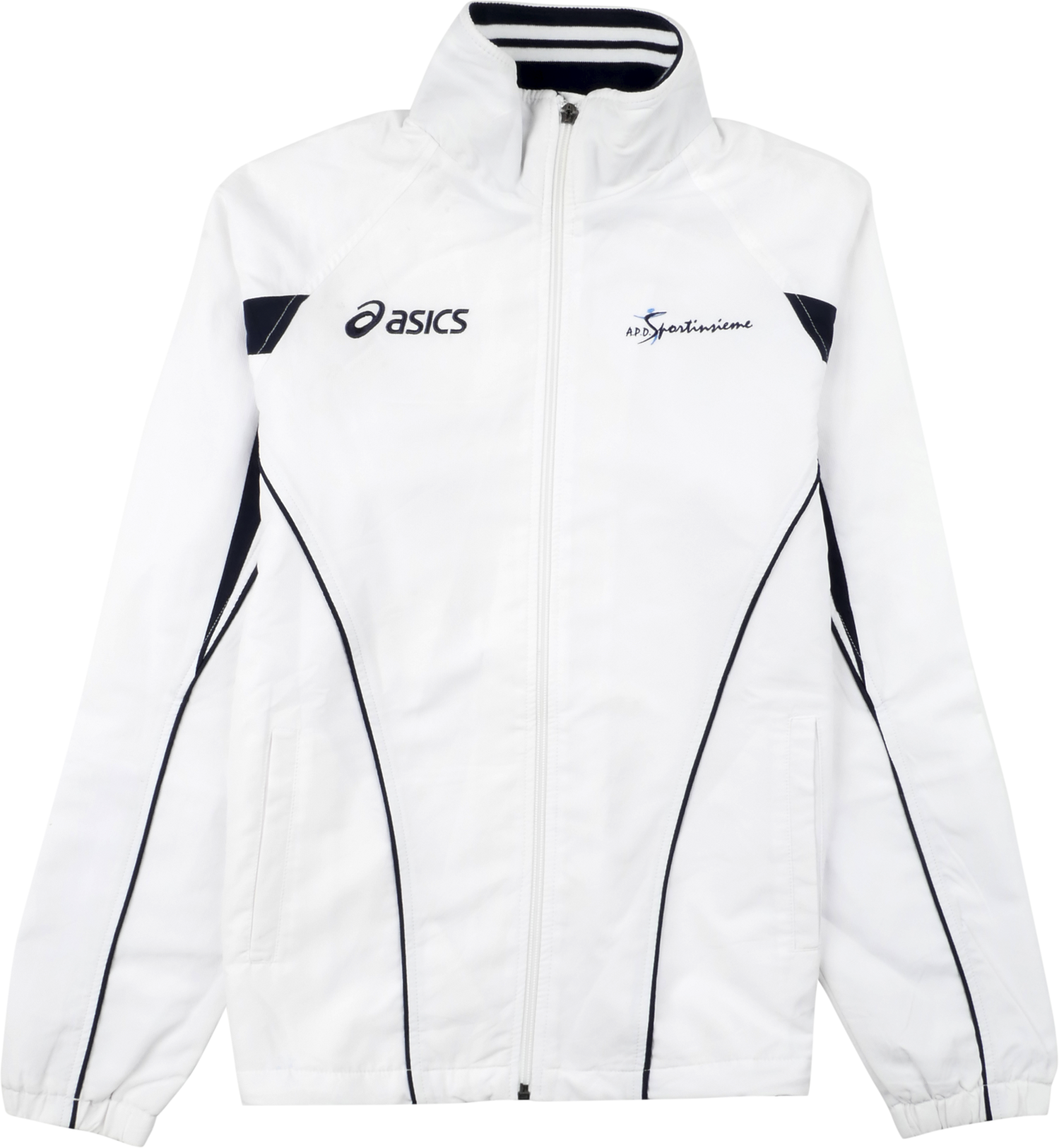 Asics Track Jacke weiß