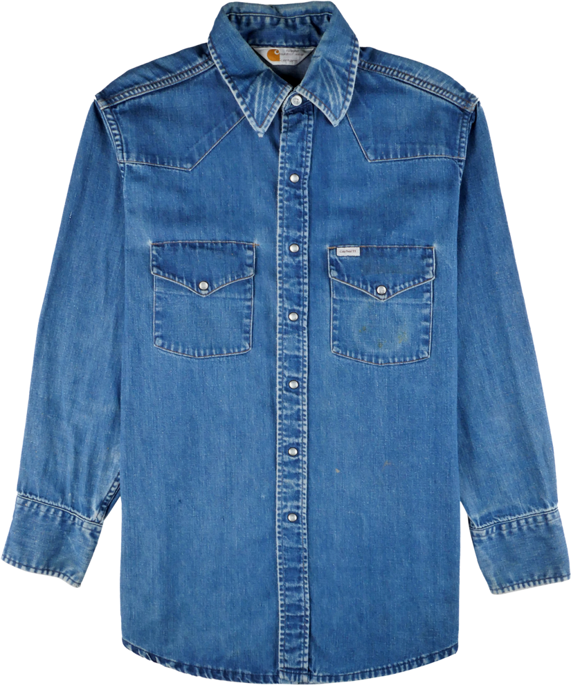 Carhartt Langarm Hemd blau