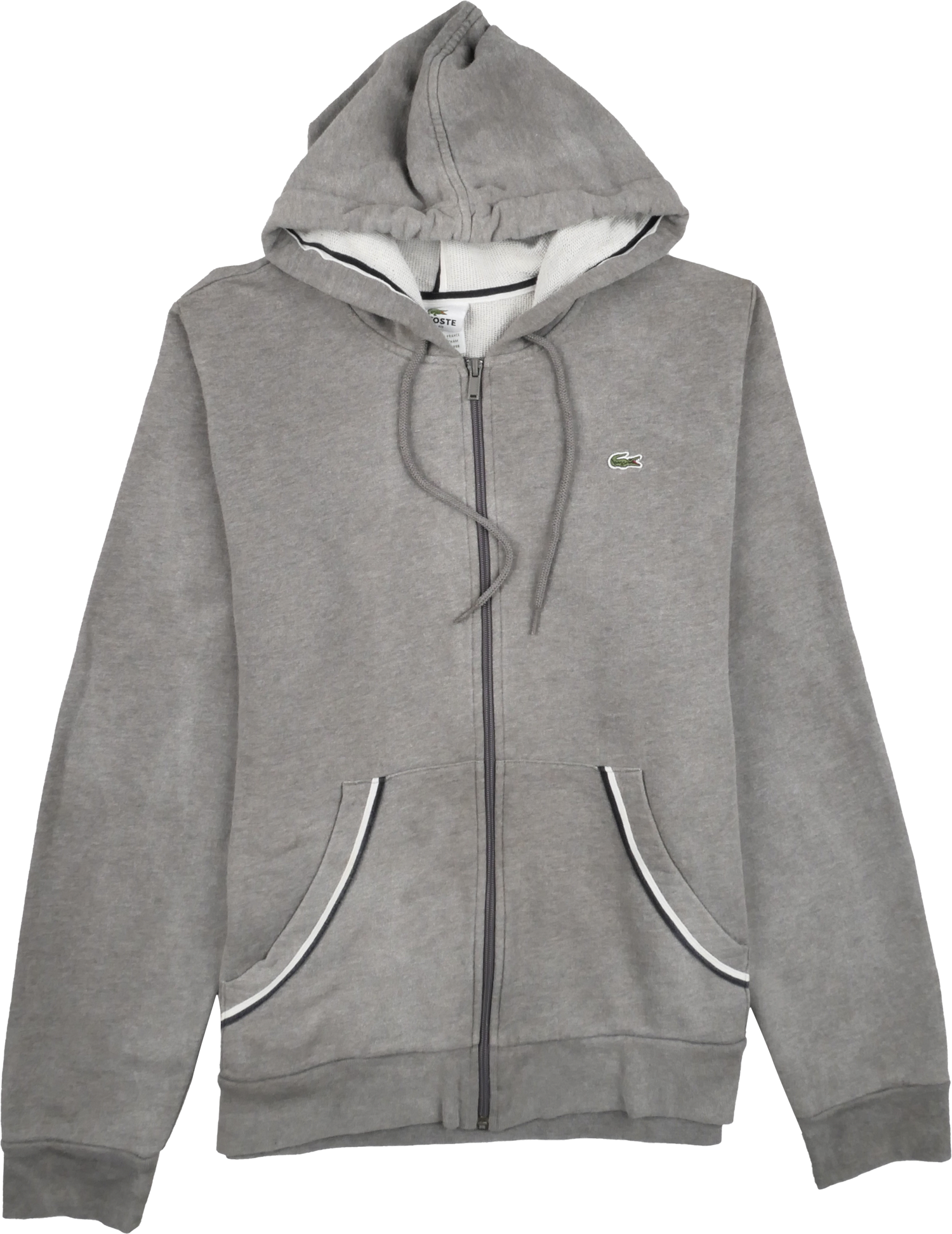 Lacoste Kapuzen Pullover grau