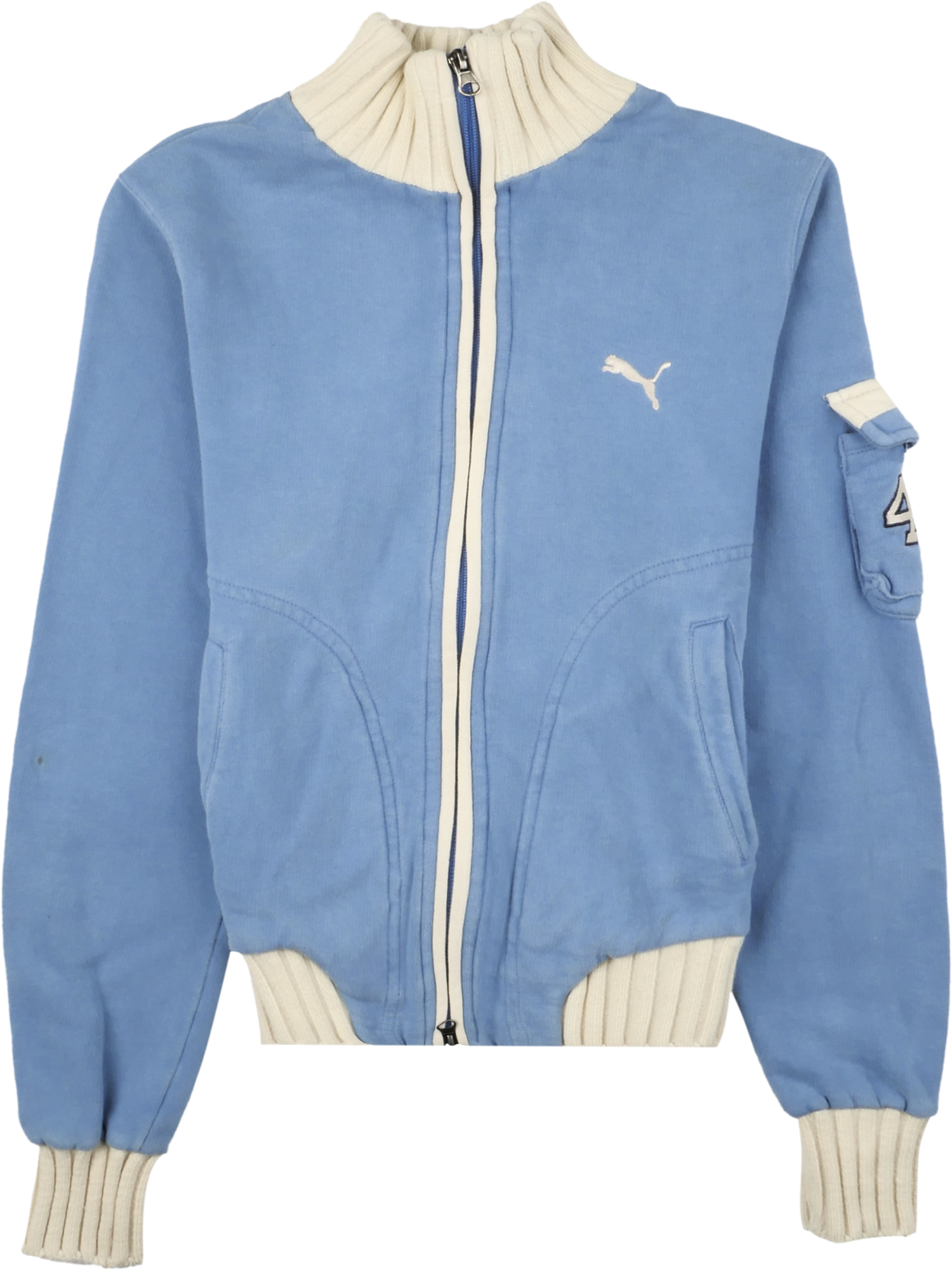 Puma Zip Pullover blau