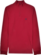 Chaps By Ralph Lauren Half Zip Pullover rot