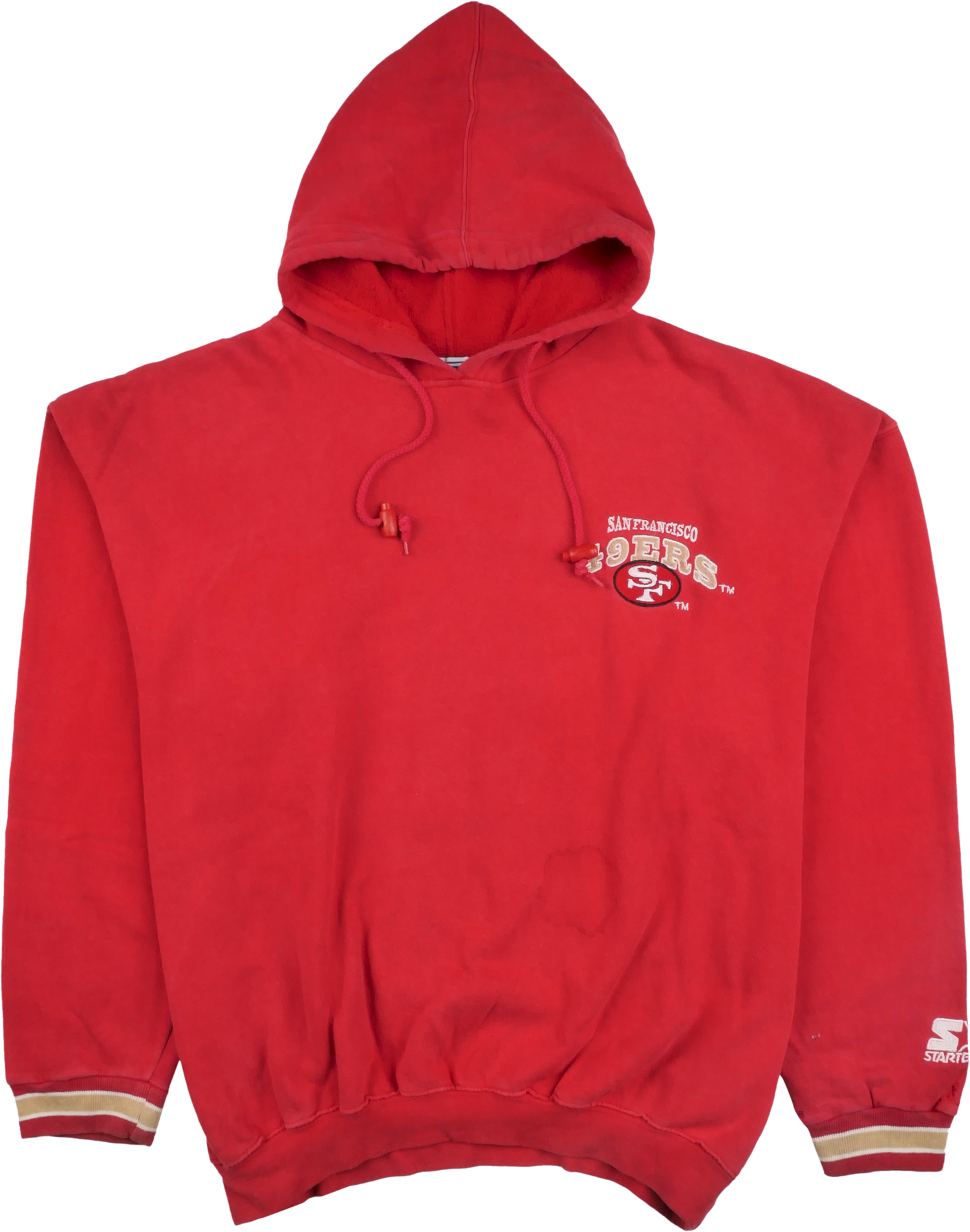 Starter Kapuzen Pullover rot San Francisco 49ers