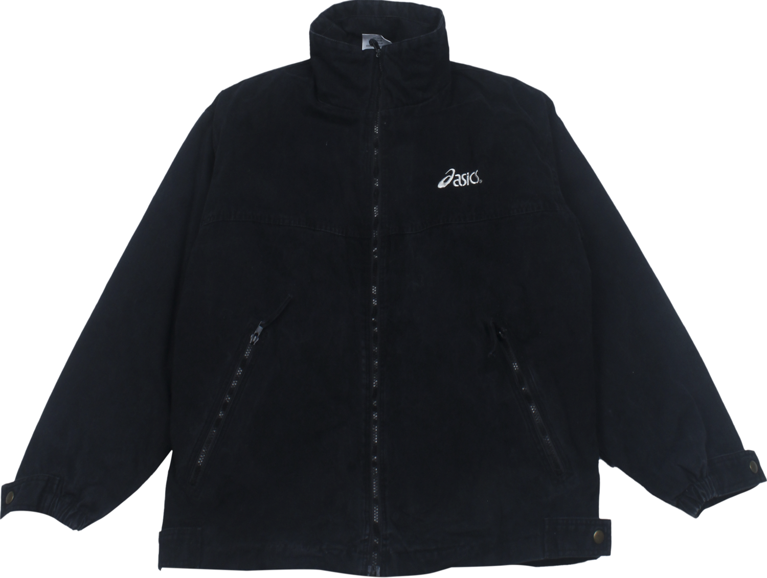 Asics Jeans Jacke schwarz