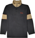 Fila Half Zip Pullover schwarz