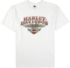 Harley Davidson Grafik T-Shirt weiß