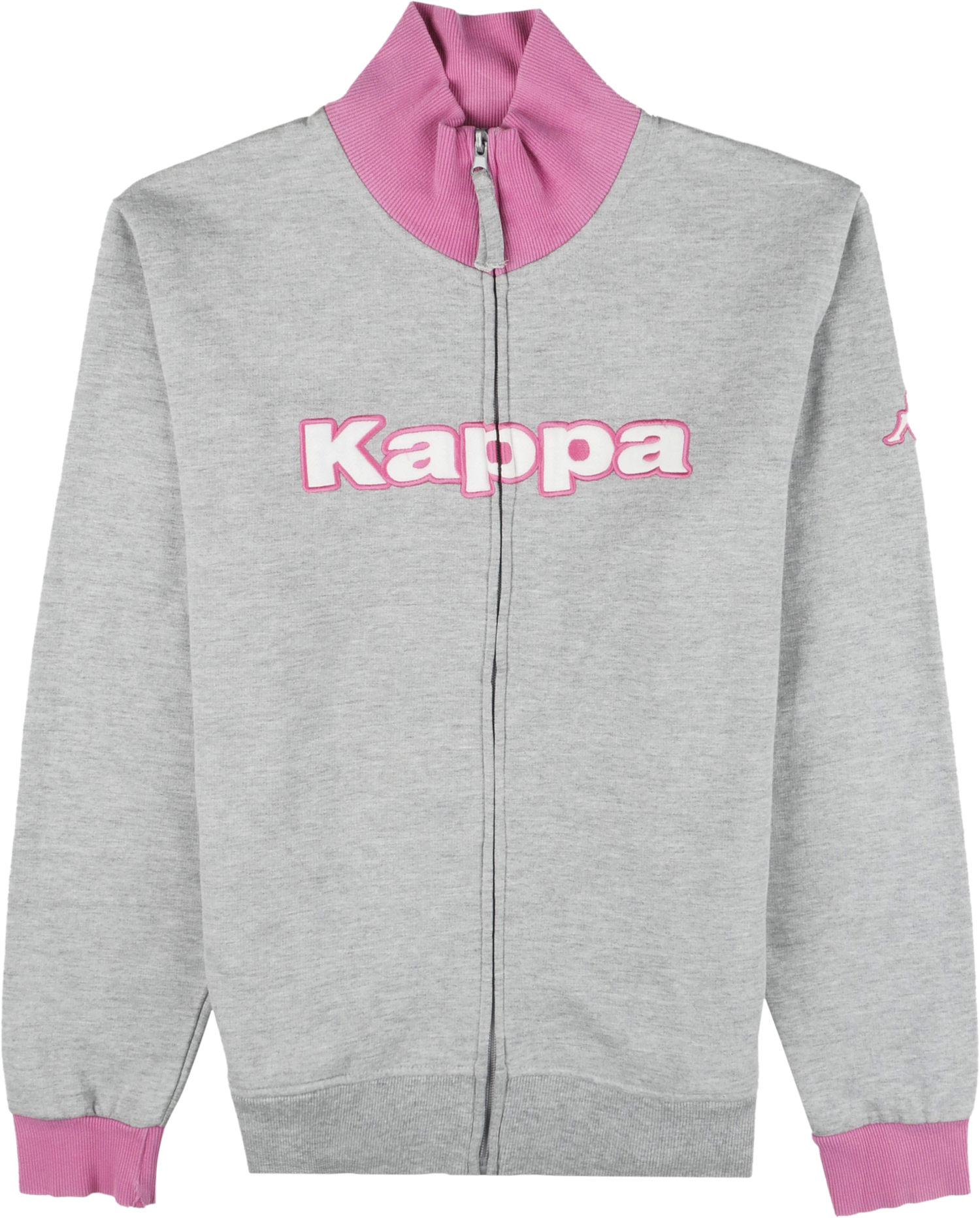 Kappa Zip Pullover grau