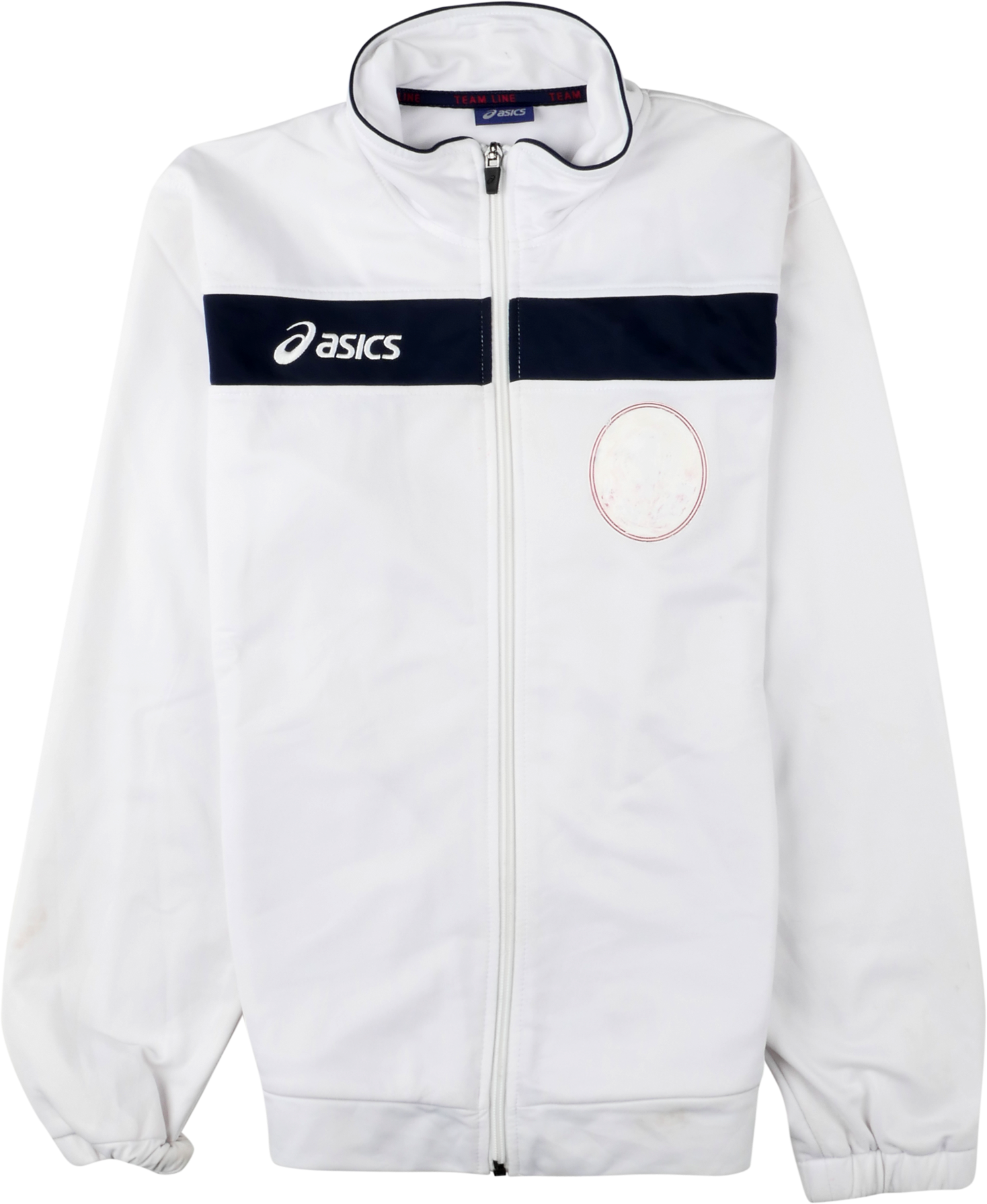 Asics Track Jacke weiß