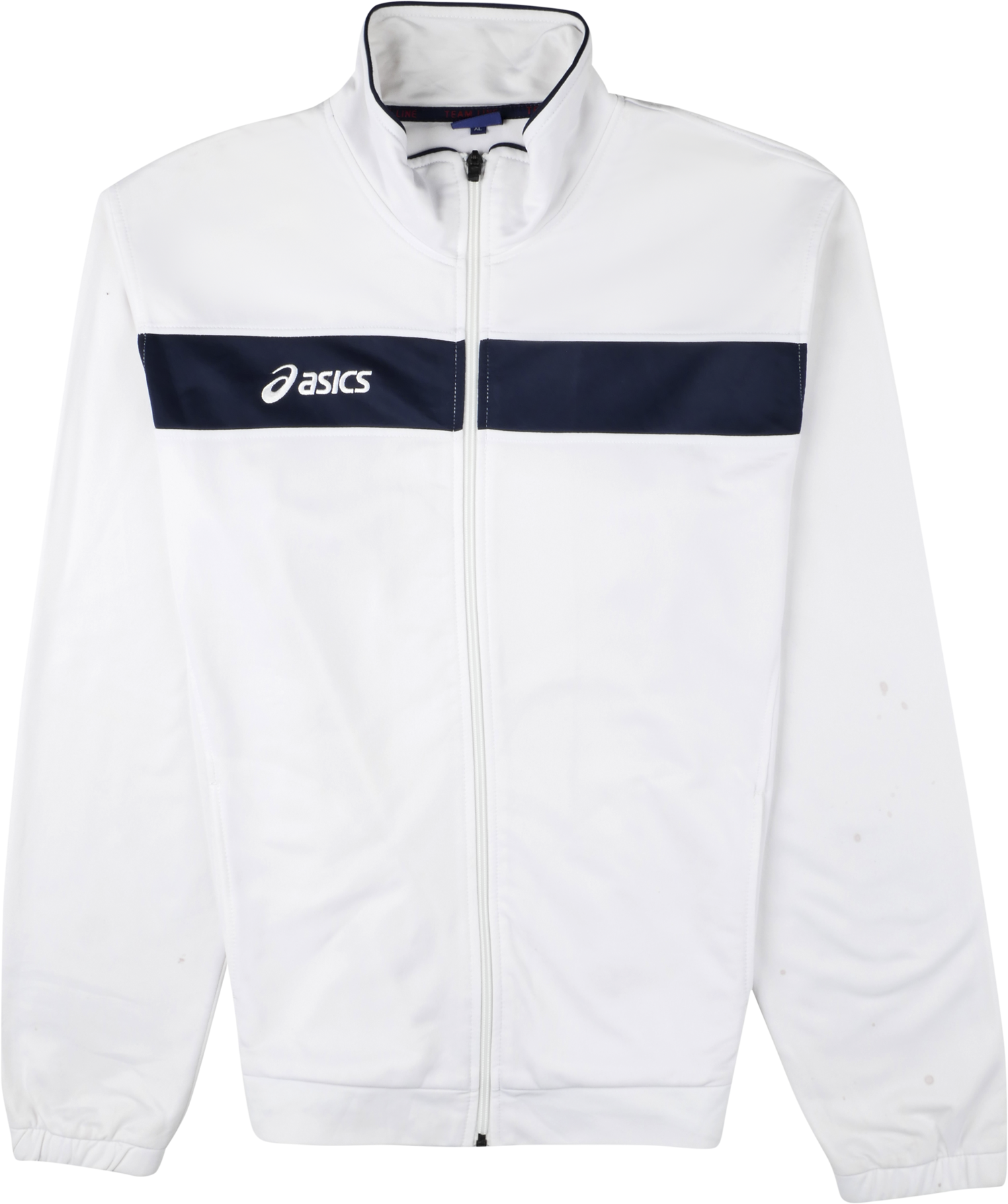 Asics Track Jacke weiß