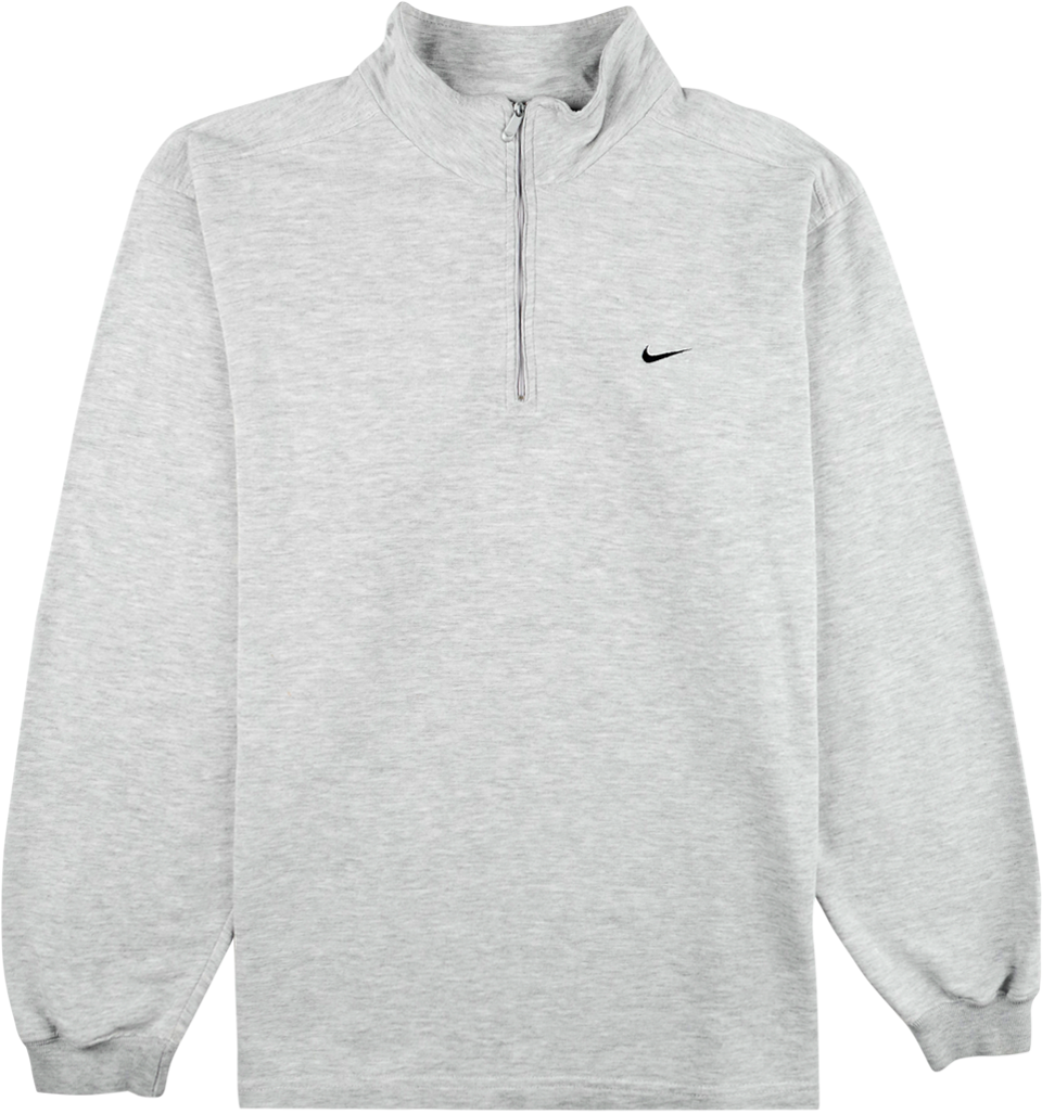 Nike Half Zip Pullover grau