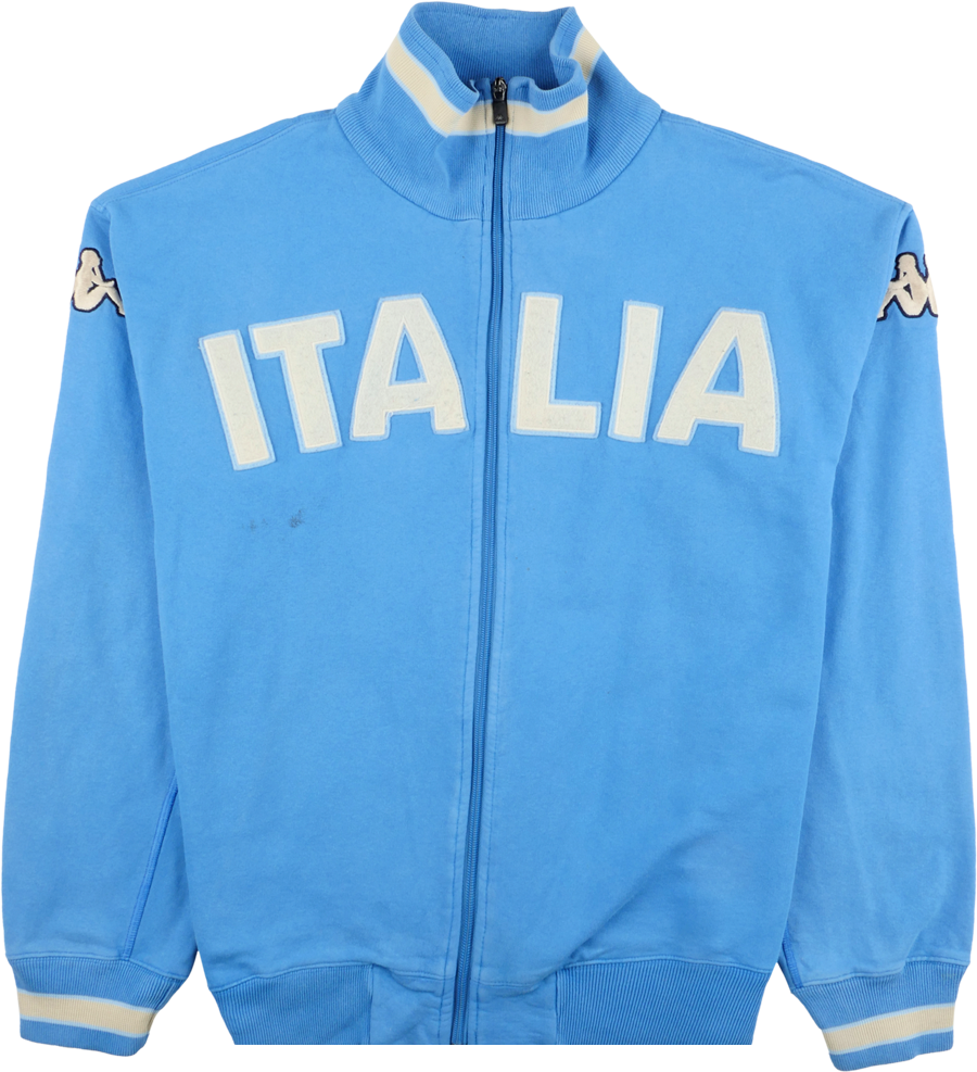 Kappa Zip Pullover blau