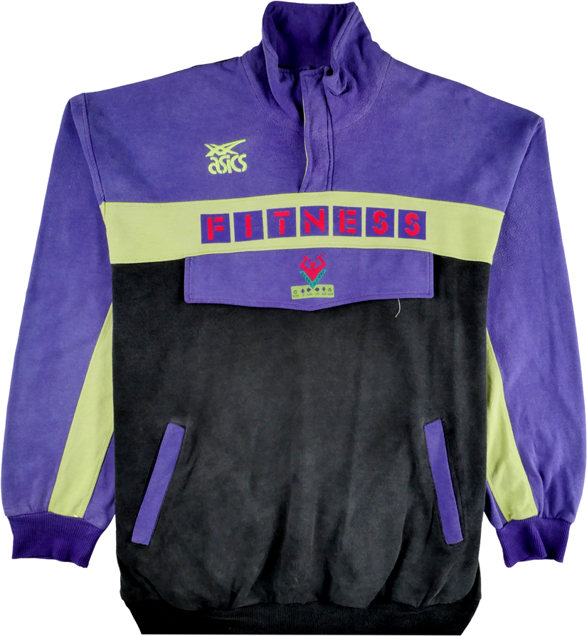 Asics Half Zip Pullover bunt