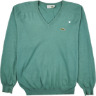 Lacoste Woll Pullover grün