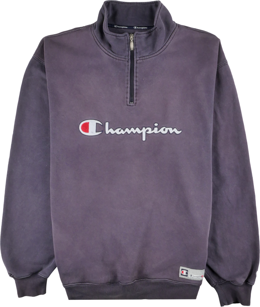 Champion Half Zip Pullover lila