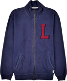 Lee Zip Pullover blau